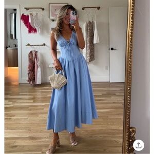 ASTR the Label Maili Dress in Blue